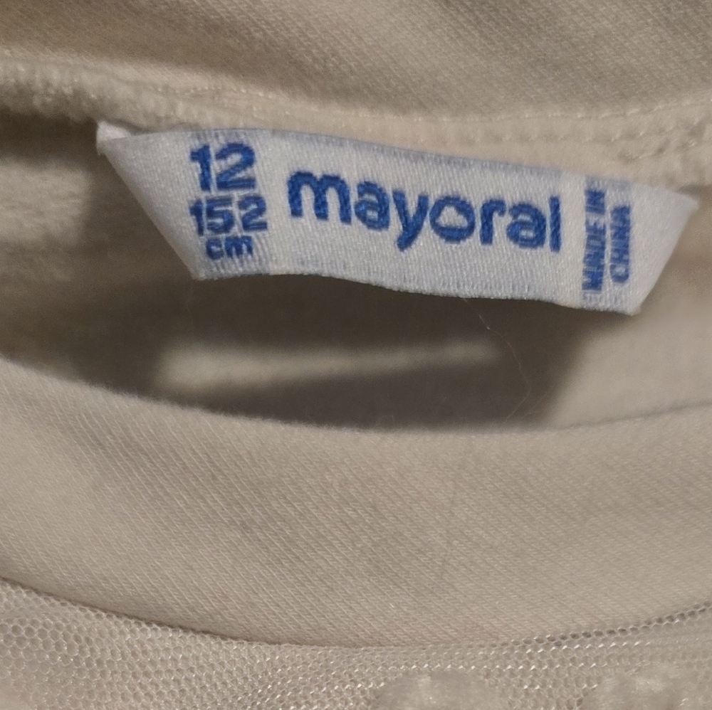 Mayoral Cream Textured Sweater Top - Picture 4 of 5